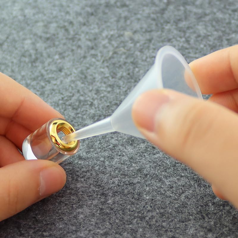 Mini Funnel 10 Pcs Kitchen Use Funnels Small Narrow Neck Plastic Urn Filling