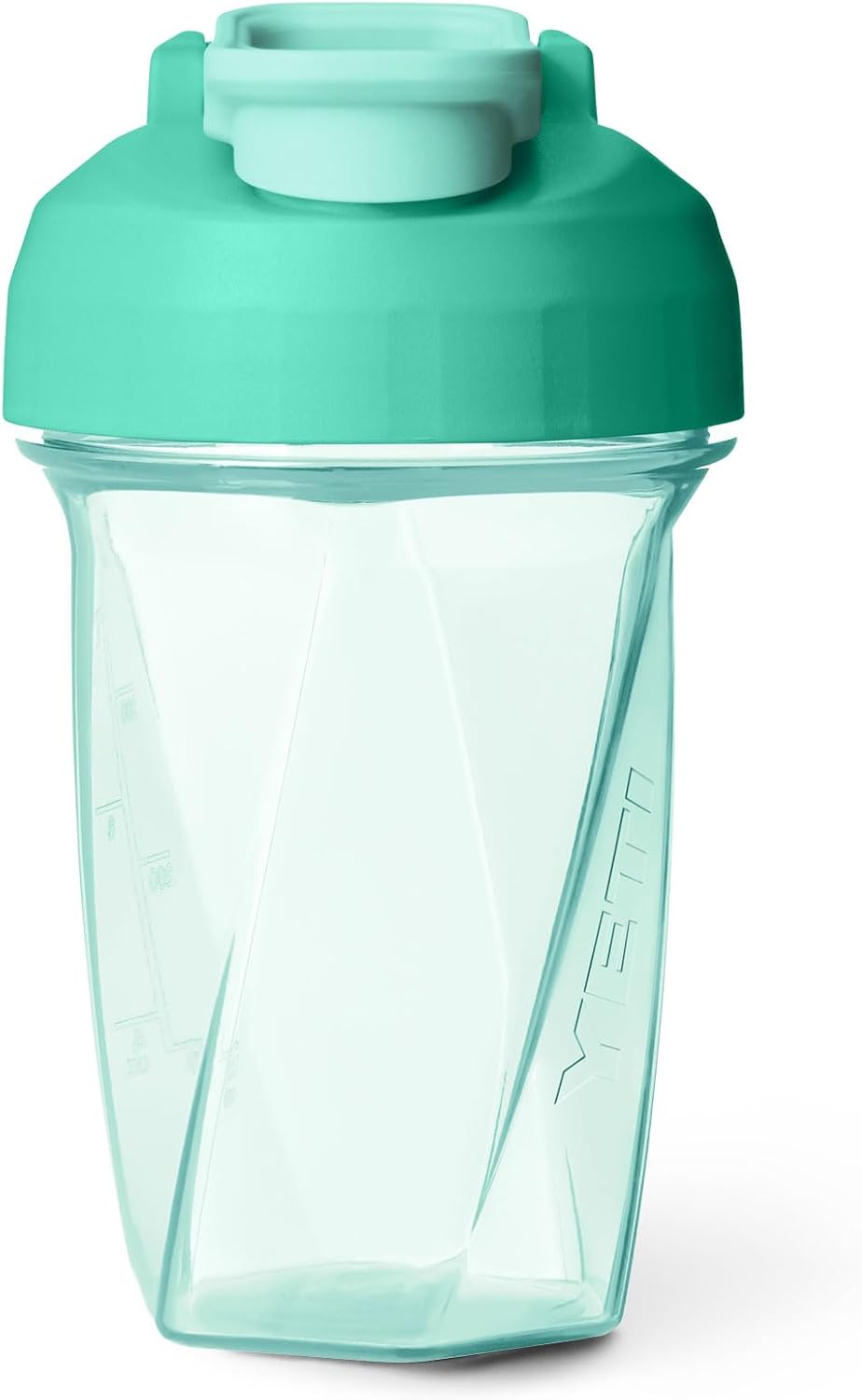 YETI Yonder Helimix Vortex Blender Shaker Bottle Holds up to 20oz | No Blending Ball or Whisk | USA Made | Portable Pre Workout Whey Protein Drink Shaker Cup | Dishwasher Safe, Seafoam