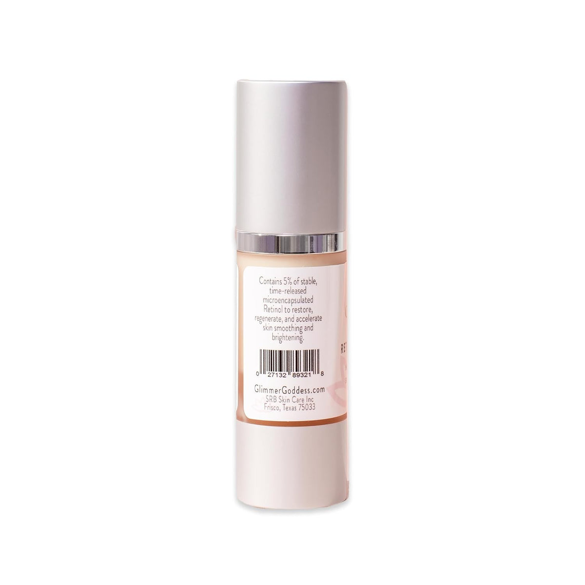 Glimmer Goddess Organic Retinol Serum 5% with Hyaluronic Acid & Squalane 1 oz (SEASONAL)