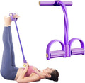 2025 Upgrade Multifunction Tension Rope or Exercise Sit Up Exercise Equipment,Pedal Ankle Puller,Bands-6 Tube Pedal Ankle Puller for Women Men