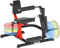 All-in-One Leg Extension and Curl Machine, Adjustable Seated Leg Rotary Extension Machine for Lower Body, Plate Loaded Home Gym Weight Machine for Thigh Workouts