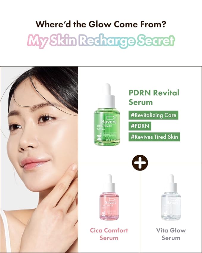 IT’S SKIN Dr.Savers Hyaluronic Acid Hydro Serum 1.01 fl.oz, Deep Hydration Moisturzing Serum with Hyaluronic Acid and Panthenol, Lightweight Non Sticky Moisturizer for Sensitive Skin, Korean Skincare