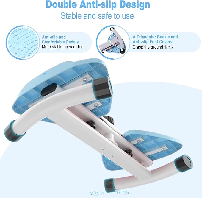 HOTSWEAT Waist Twister, Exercise Twist Boards Twisting Waist Machine for Women Belly Fat, Noiseless Ab Twister Machine with Resistance Bands, Waist Sculptor for Home Gym