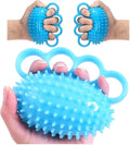 Hand Exercise Grip Ball - Grip Strengthener, Improve Hand Flexibility, Finger Rehabilitation Tool, Portable Resistance Trainer for Adults