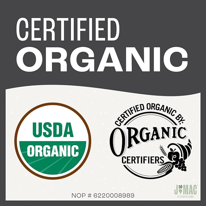 J Mac Botanicals, Organic Chamomile Flowers, Whole Dried Chamomile flower, Loose Leaf tea