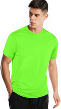 Zengjo Athletic Shirts for Men Short Sleeve Quick Dry Workout Running Gym Sport Exercise Tee Moisture Wicking