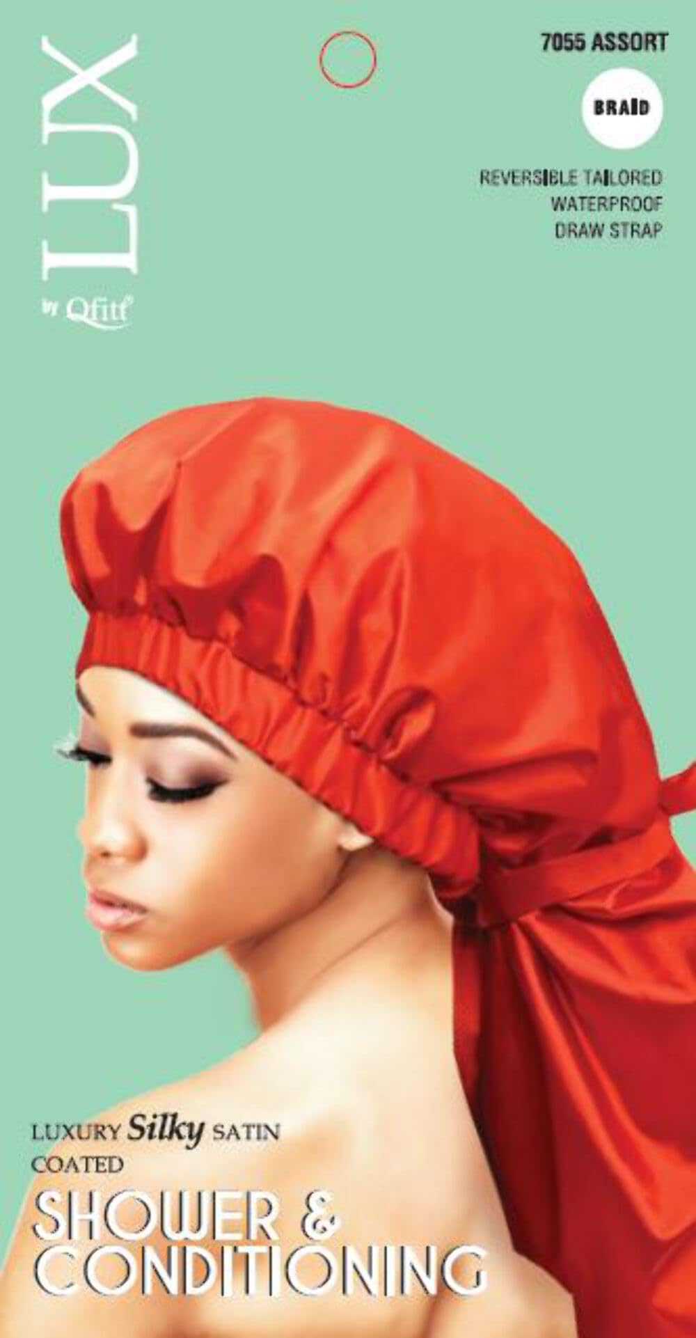 Lux by Qfitt Silk Shower & Conditioning Cap - Braid