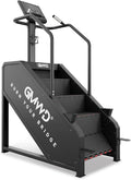 Stepper Machine, GMWD Stair Climber with LED Screen, Commercial Grade Stair Stepper Exercise Machine with 15 Resistance Levels, 441LBS, 24-164 Steps/Minute, Black
