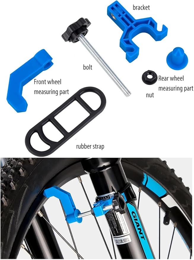 Portable Bicycle Wheel Truing Stand Bike Mini Rims Adjustment Repair Mount Tools Spoke Wrench Black