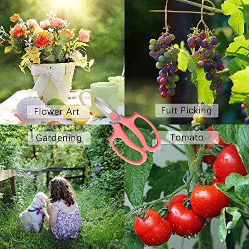 Leize Flower Scissors, Premium Thickened Stainless Steel Floral Shears