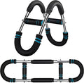 6 Levels Twister Arm Trainer, 40-50-60-75-90-110lb Adjustable Chest Workout Equipment, Portable Power Twister Bar, Body Fitness Machine for Shoulder Back Abdominal Thigh Muscle, Detachable, Men & Women