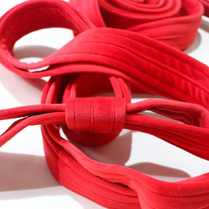 8.2ft 2.5m Aerial Straps Ropes Yoga Aerial Acrobatics Body Aerial Loop Trapeze Circus Apparatuses Equipment Three-Layer Straps 1 pairs