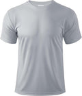 Boladeci Men's Swim Shirt Short Sleeve UPF 50+ Sun Protection SPF UV Moisture Wicking Lightweight Quick Dry Rash Guard