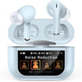 Wireless Earbuds, Bluetooth Earbuds 5.4 Headphones LED Touch Screen with 5 EQ Modes, 48H Headphones Wireless Noise with ANC Noise Cancelling, Deep Bass Stereo for Laptop, Android/iOS, Pad