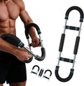 Twister Arm Trainer for Men, Adjustable Chest Shoulder Workout Equipment, Detachable Forearm Exercise Strengthener Fitness Equipment for Home Gym