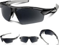 Polarized Sports Sunglasses for Men Women,UV400 Protection Sunglass for Running Cycling Fishing Hiking TR90