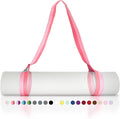 Tumaz Yoga Mat Strap [MAT NOT Included] (2 Sizes) with Extra Thick & Comfy Delicate Texture, Adjustable Yoga Mat Carrier