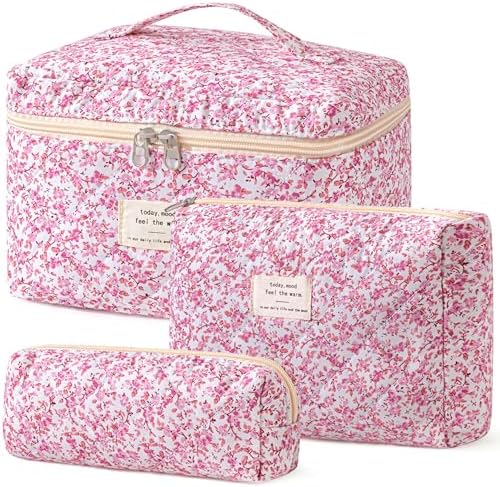 HBselect Quilted Makeup Bag