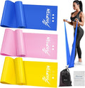 Resistance Bands, Exercise Bands, Physical Therapy Bands for Strength Training, Yoga, Pilates, Stretch Elastic Band with Different Strengths, Workout Bands for Home Gym
