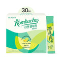 TEAZEN Green Mandarin Lime Kombucha Tea, Hydration Drink Mix, Sugar Free, Live Probiotics & Prebiotics, 30 Sticks, 5.29oz
