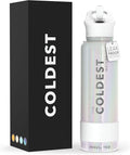Coldest Insulated Water Bottle with Straw Lid - Stainless Steel Metal Insulated Bottle for Men & Women (Cosmic Ice Glitter, 40 oz)
