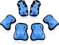 BOSONER Kids/Youth Knee Pad Elbow Pads Guards Protective Gear Set for Roller Skates Cycling BMX Bike Skateboard Inline Skatings Scooter Riding Sports