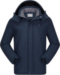 CAMEL CROWN Men's Mountain Ski Snow Jacket Waterproof Winter Coat Snowboarding Windbreaker Windproof Warm Hooded Snow Coat