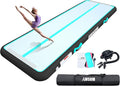 AWSUM Inflatable Air Gymnastics Mat 10ft/13ft/16ft/20ft/23ft Training mat 4/8 inches Thick tumbling mat with Electric Pump for Home/Gym/Outdoor