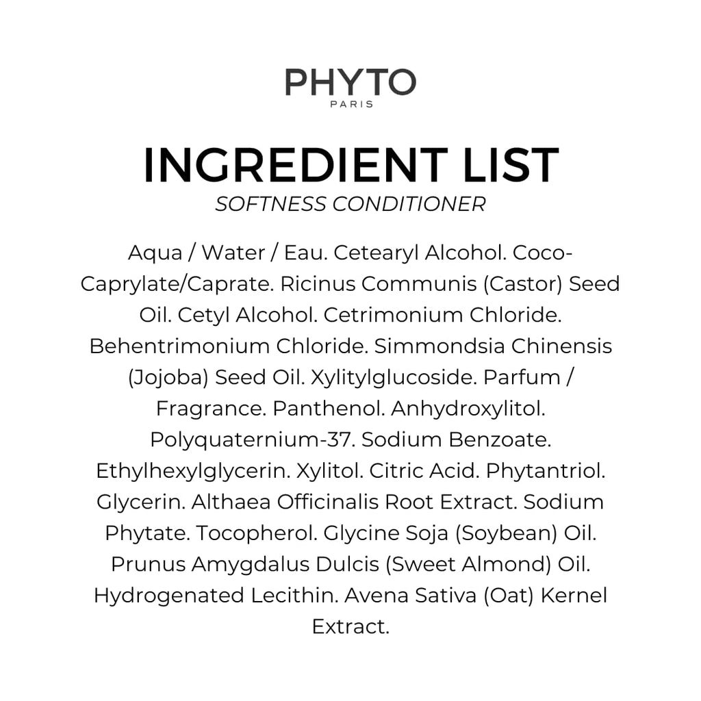 Phyto Softness Hair Conditioner for All Hair Types - 5.91 fl oz Nourishing Daily Hair Care