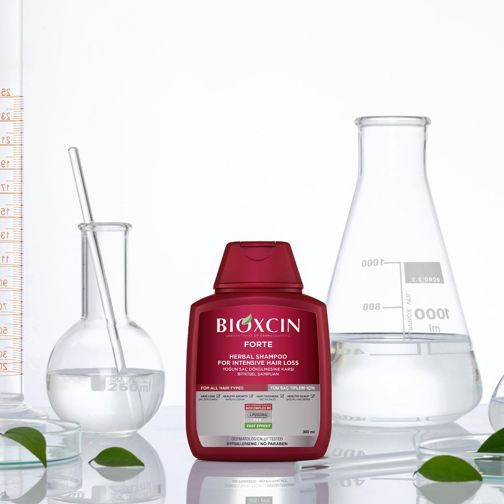 Bioxcin Forte Shampoo for Hair Loss - 10.14 fl oz - Herbal Hair Care for Strengthening