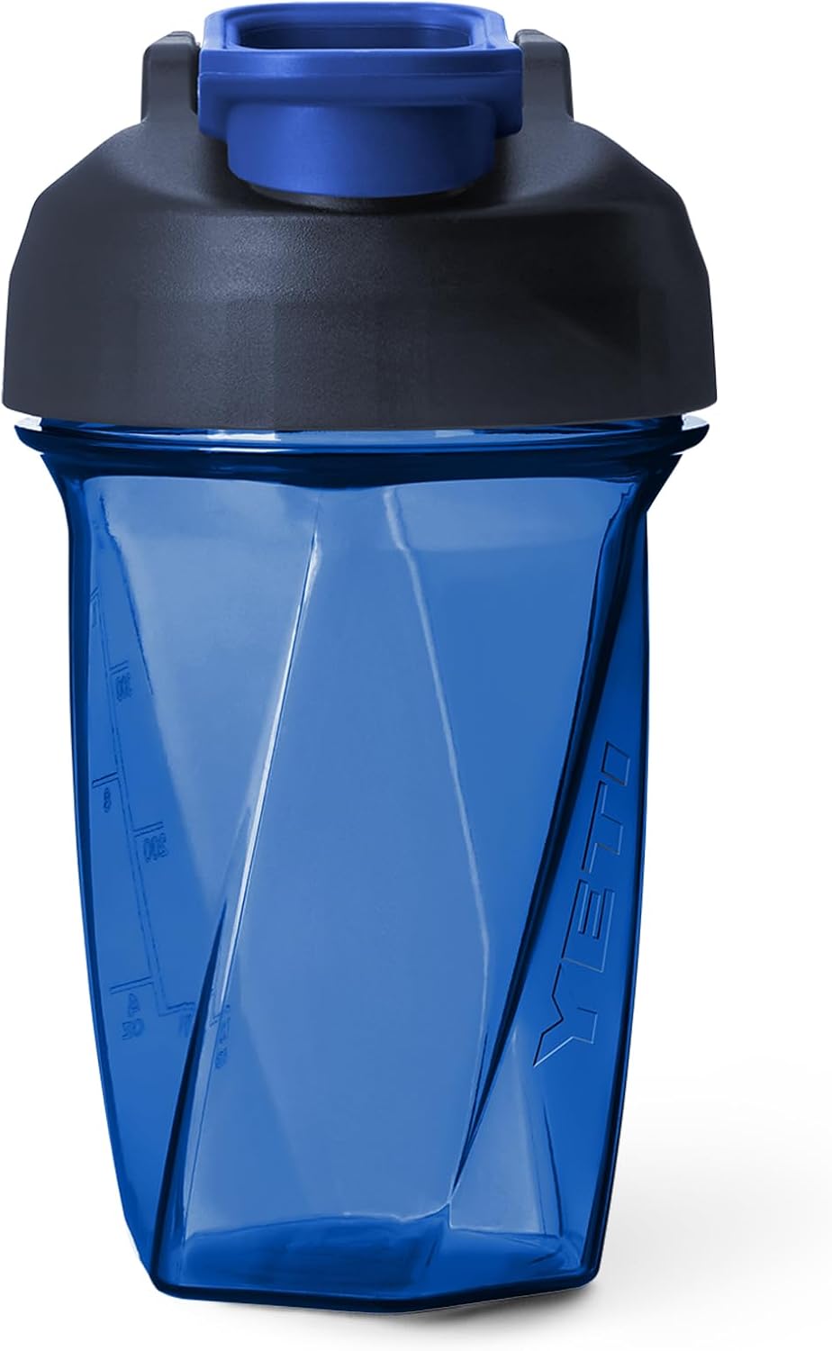 YETI Yonder Helimix Vortex Blender Shaker Bottle Holds up to 20oz | No Blending Ball or Whisk | USA Made | Portable Pre Workout Whey Protein Drink Shaker Cup | Dishwasher Safe, Royal Blue