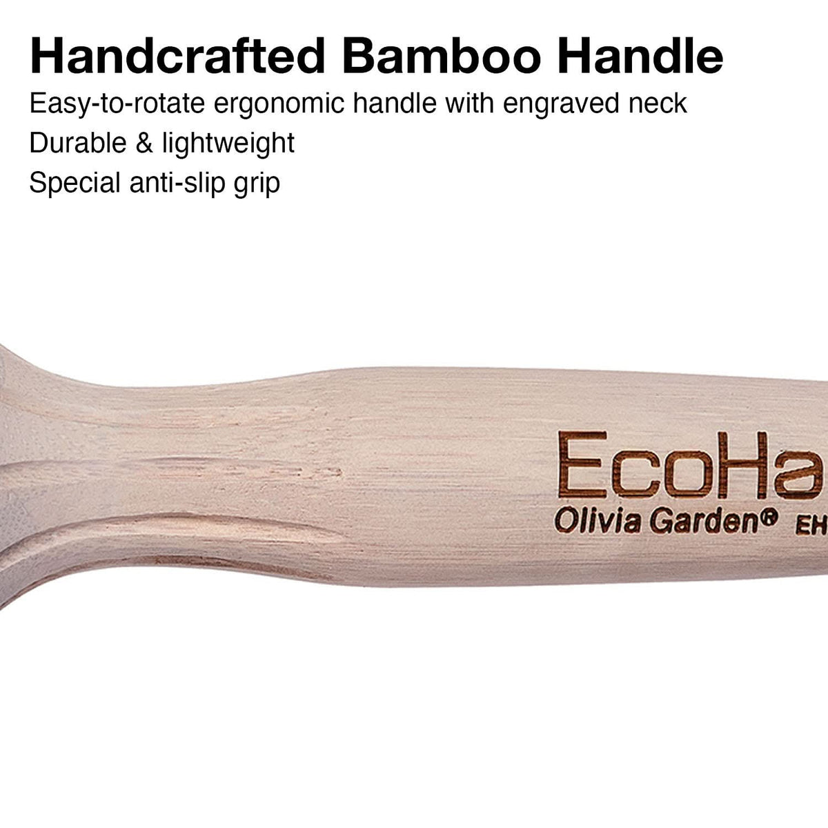 Olivia Garden Eco-Friendly Bamboo Combo Vent Brush EH-COV24 (2 1/4")