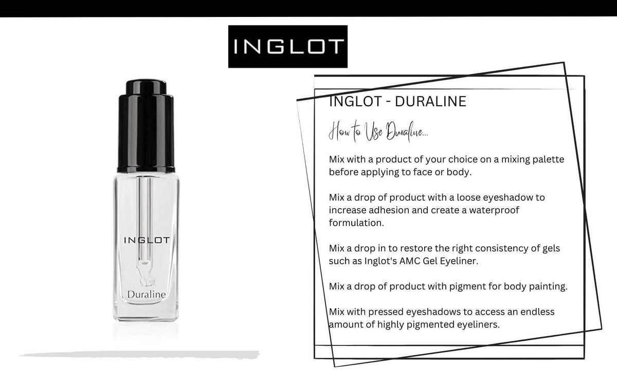 Inglot AMC Eyeliner Gel 77 & 90 + Duraline Bundle | 3 Piece Set