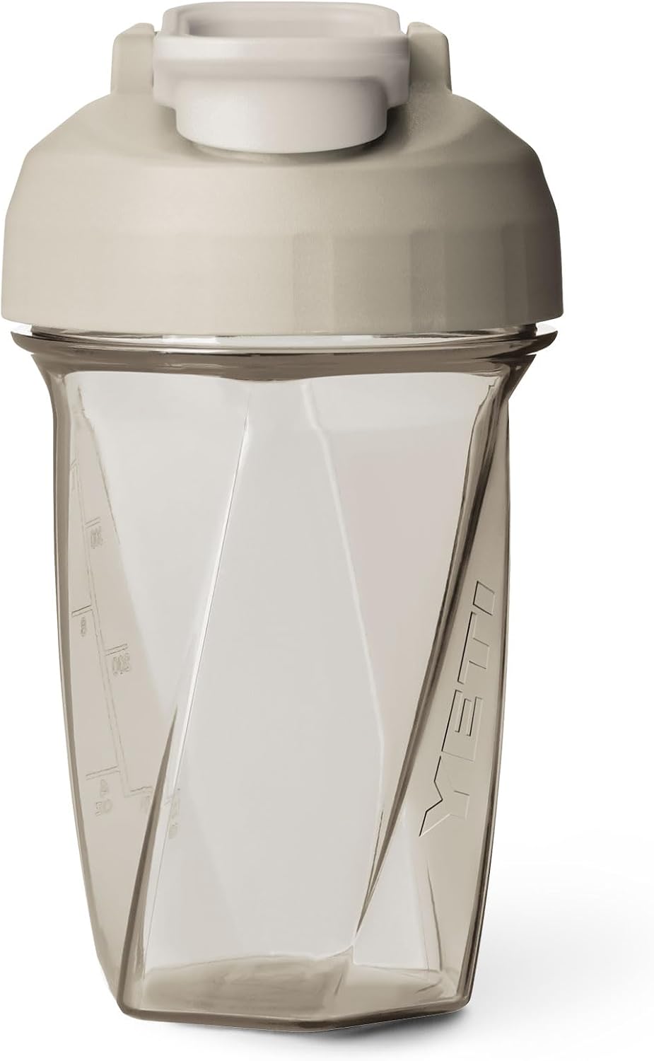 YETI Yonder Helimix Vortex Blender Shaker Bottle Holds up to 20oz | No Blending Ball or Whisk | USA Made | Portable Pre Workout Whey Protein Drink Shaker Cup | Dishwasher Safe, Cape Taupe
