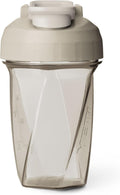 YETI Yonder Helimix Vortex Blender Shaker Bottle Holds up to 20oz | No Blending Ball or Whisk | USA Made | Portable Pre Workout Whey Protein Drink Shaker Cup | Dishwasher Safe, Cape Taupe