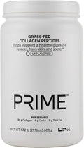 LTH Prime Collagen Peptides - Trusted by Life Time Fitness Members - Collagen Powder for Digestive Health - Supports Healthy Joints, Hair & Skin - from Grass-Fed Cows - Unflavored - 30 Servings