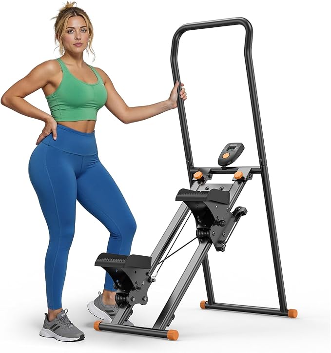 Niceday Steppers for Exercise at Home, Stair Stepper with Handlebar, Stair Climber, Stair Master with 300LBS Loading Capacity