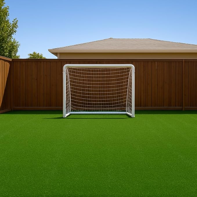 Ottomanson Artificial Turf Golf Hitting Mat 6'6" x 20' Indoor/Outdoor Waterproof Synthetic Fake Grass for Putting Practice Baseball Football Sports Gym Backyard, Custom Size 2' up to 30'