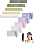 Fabric Resistance Bands for Women – 5 Level Exercise Bands Resistance Set, Resistance Bands for Working Out with Handles, Workout Bands Resistance for Women, Yoga, Pilates, Glutes, Legs,Vigor Yellow