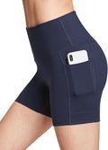 baleaf Women's 8"/ 5"/ 3" Biker Shorts High Waist Yoga Workout Gym Running Volleyball Spandex Shorts with Pockets