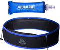 AONIJIE Hydration Belt Running Fanny Pack, with 250ml Soft Water Bottle Flask Phone Holder for Trailing Running Climbing Jogging Cycling Workout Fitness 3 Colors (Blue, L/XL)