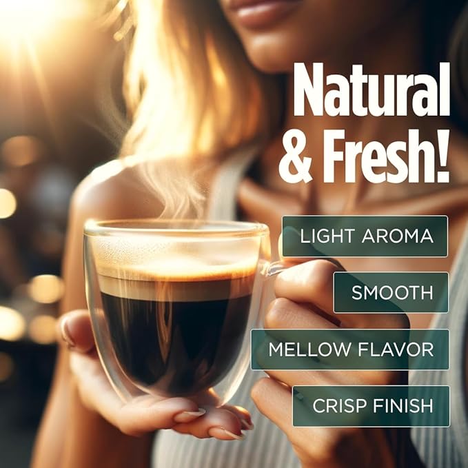 VitaCup Mineral Coffee with Trace Minerals, Hydrate, Replenish & Restore w/All Natural Sea Minerals, Electrolytes, Organic, Single Origin, Medium Dark Roast, Ground Coffee, 6 Bags 10oz Each