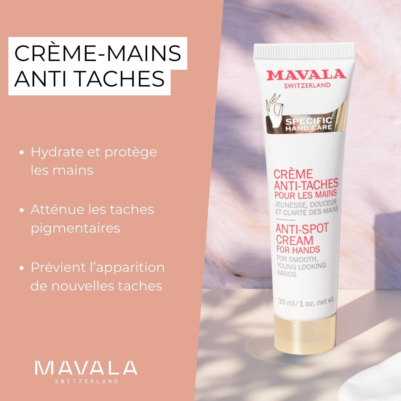 Mavala Extreme Care Hand Cream for Dry Hands - Fragrance-Free, 50ml
