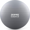 Exercise Ball for Workouts, Anti-Burst and Slip Resistant, Swiss Yoga Ball for Pregnancy, Stability, Fitness and Physical Therapy, 4 Sizes, with Pump