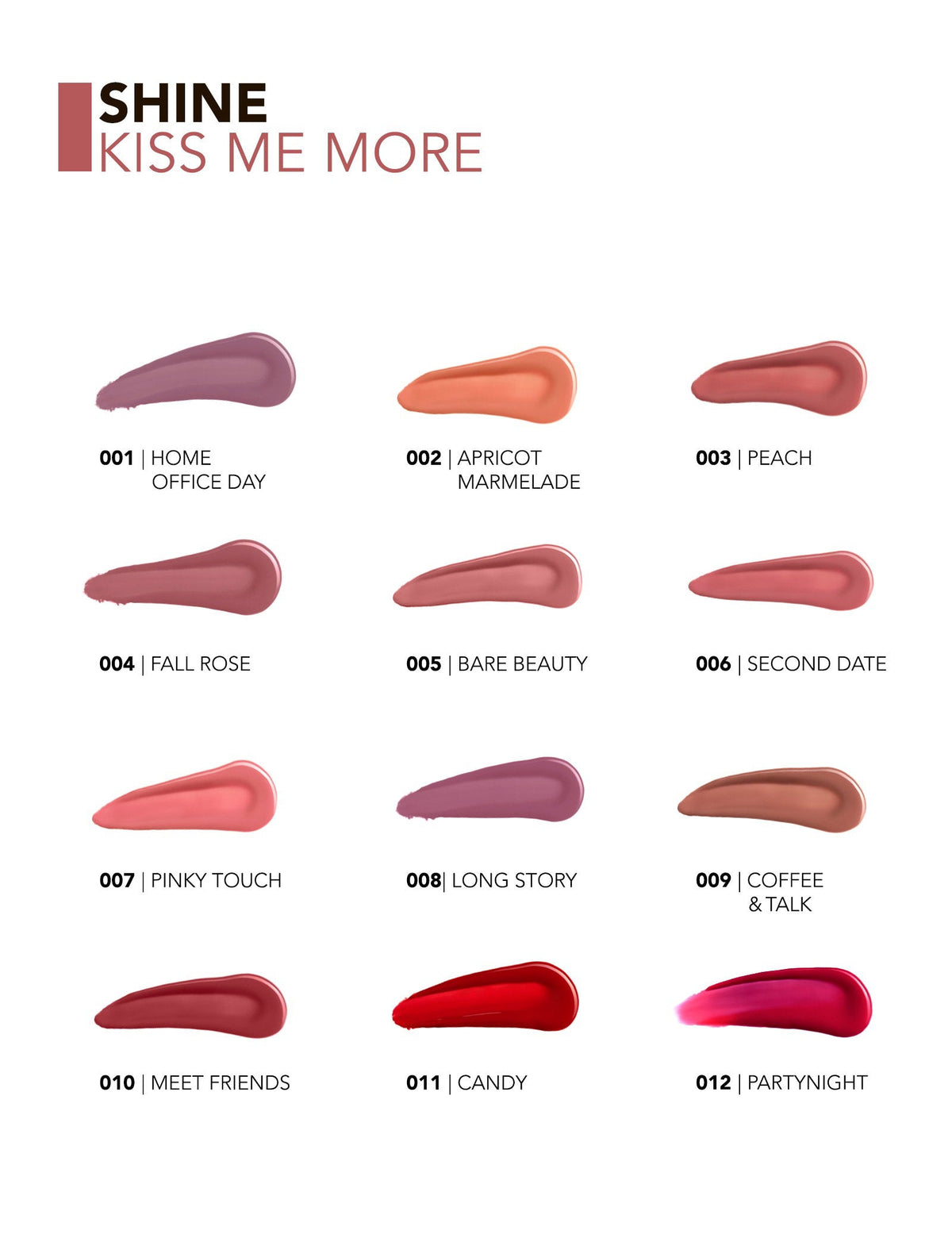Flormar Shine Kiss Me More Long Lasting High Shine Liquid Lipstick