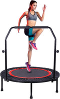 Trampoline, Portable Fitnes Foldable Trampoline in-Home Mini Rebounder, Exercise Trampoline for Kid/Adults, 40" Max Load 330lbs