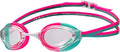 ARENA Unisex Python Racing Swim Goggles for Men and Women Anti-Fog No Leak Max Comfort Dual Strap, Mirror/Non-Mirror Lens