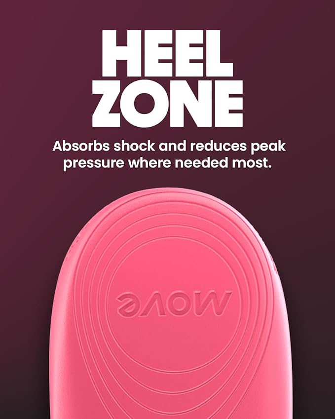 MOVE Baseline - All-Purpose Insoles - Sock Liner - Ultra Thin Shock Absorption - Maximum Freedom of Movement and Energy Return for Cleats, Shoes, Running, Basketball, Baseball (M12-12.5/WM13.5-14)