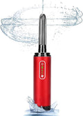 Upgrade Enema Anal Douche , Waterproof Touch Control, Enemas-Douches for Men & Women Colon Cleanse, Shower Enema Bulb-Bottles Kit, Electric Rotating Nozzle, Pressure Spray, Two Douching Modes,red