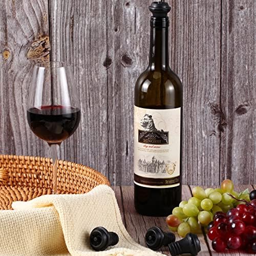 Honoson 100 Pieces Silicone Wine Stoppers Vacuum Seal Reusable